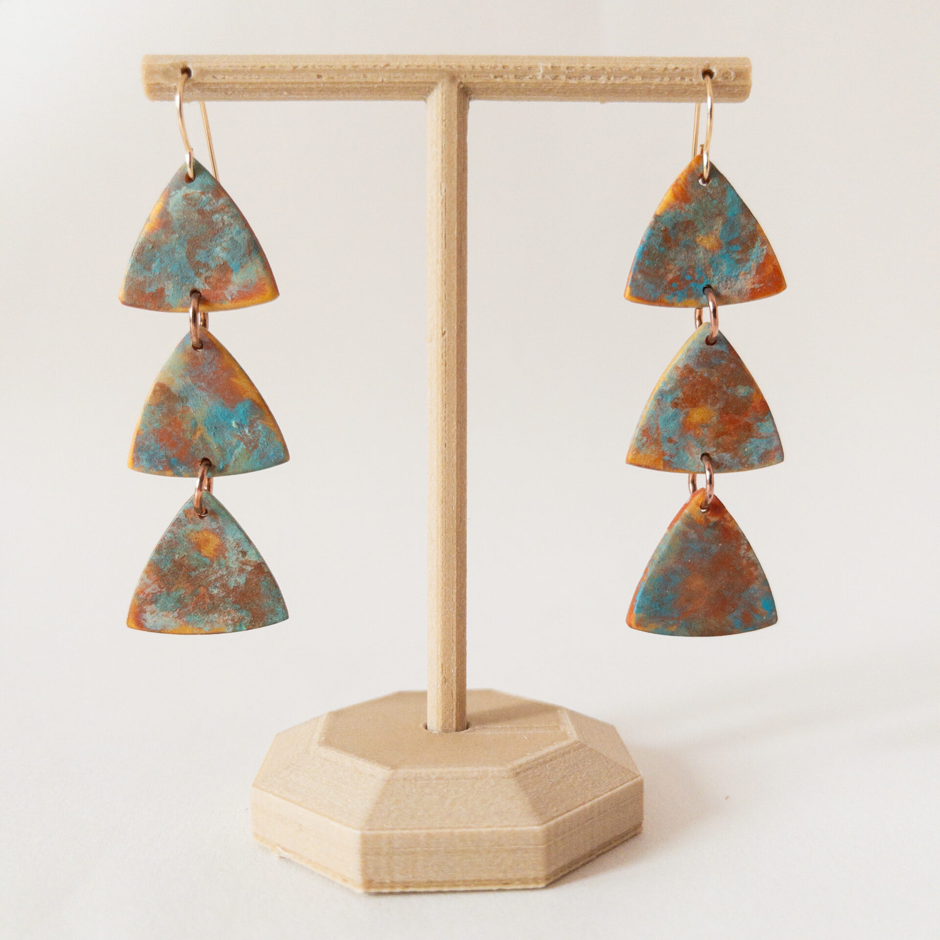 Rust Patina Triangles