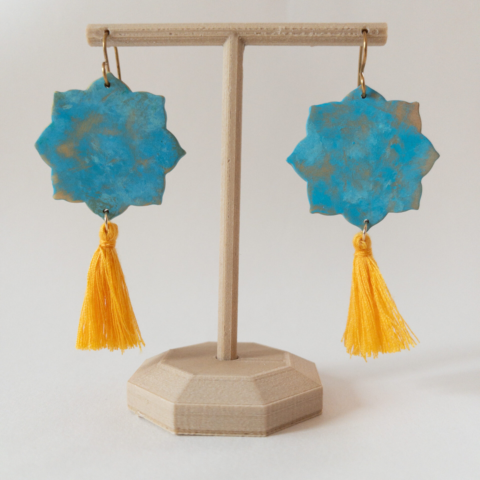 Tuquoise Patina Tassles