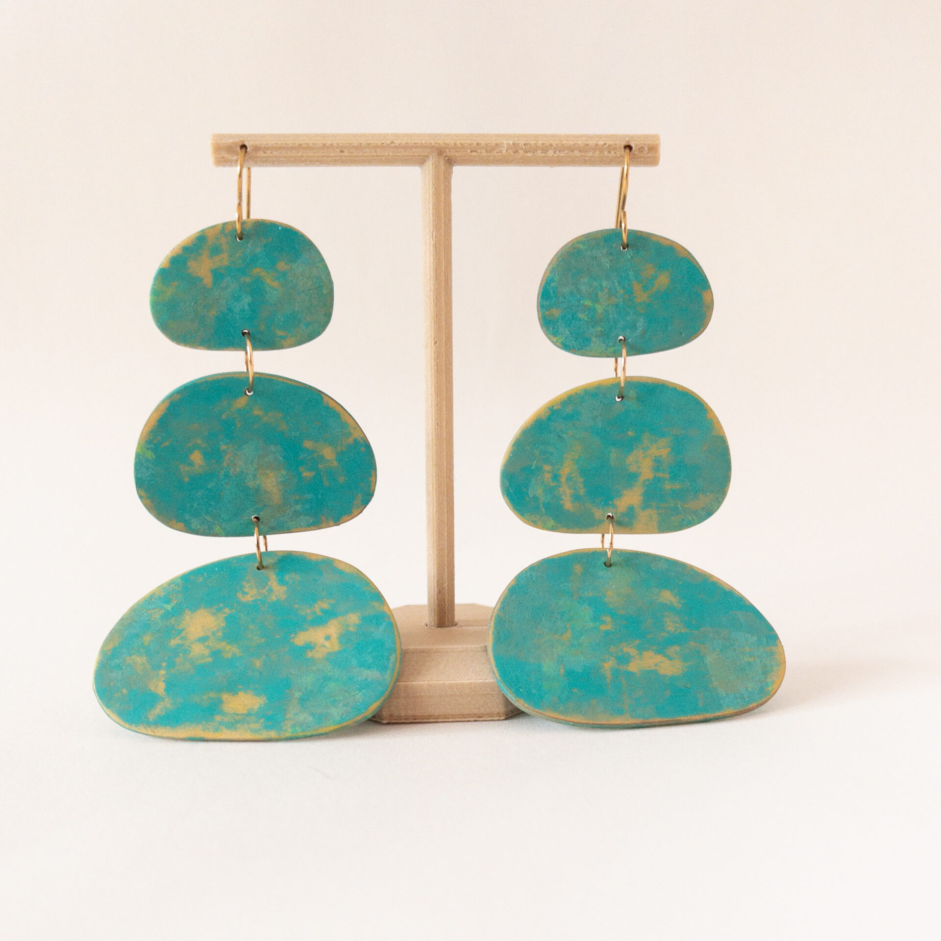 Green Patina Pebbles