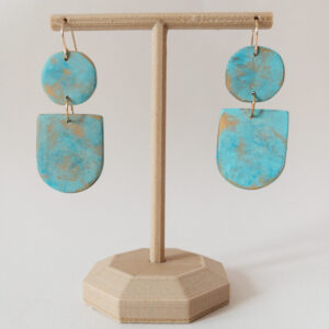 Turquoise Patina Signature Dangles